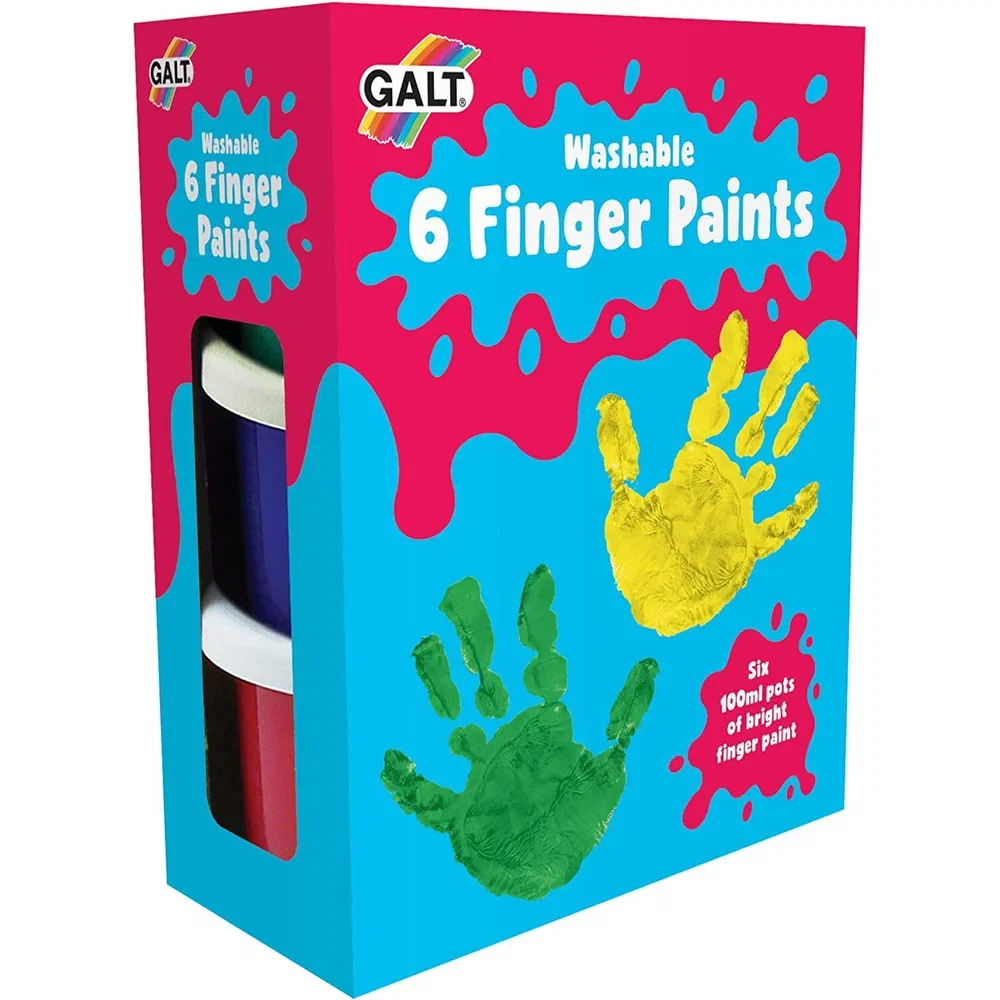 Arta si creativitate - Set 6 acuarele pentru pictat cu mana Galt 2 ani+