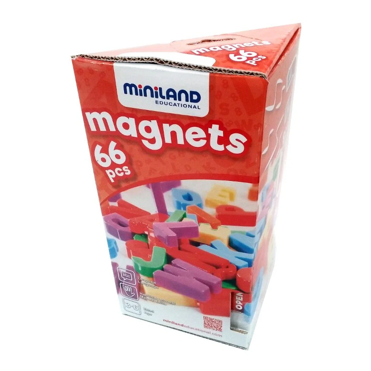 Set 66 litere mari magnetice - Miniland [2]