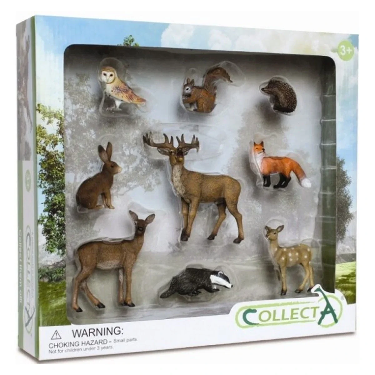 Set figurine - Set 9 figurine animale de padure Collecta