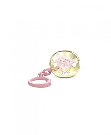 Set biberon 270ml + suzetă 0-6m + lănțișor Roz Gold Premium Suavinex 3 luni [3]