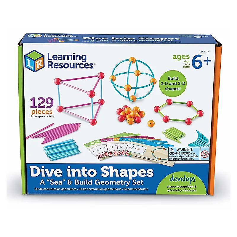 Set constructie - Forme 3D Learning Resources 10 ani [12]