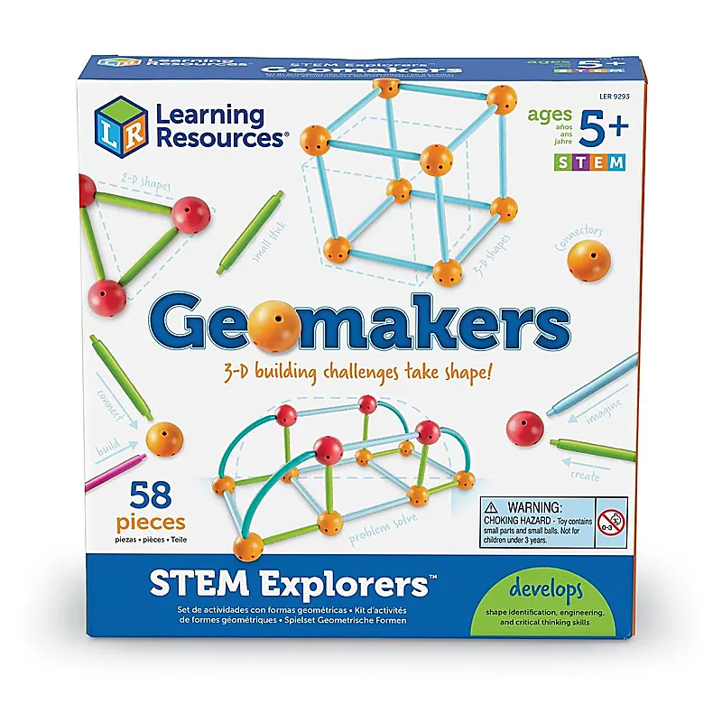 Set constructie - Forme 3D - Explorers Learning Resources 9 ani [10]