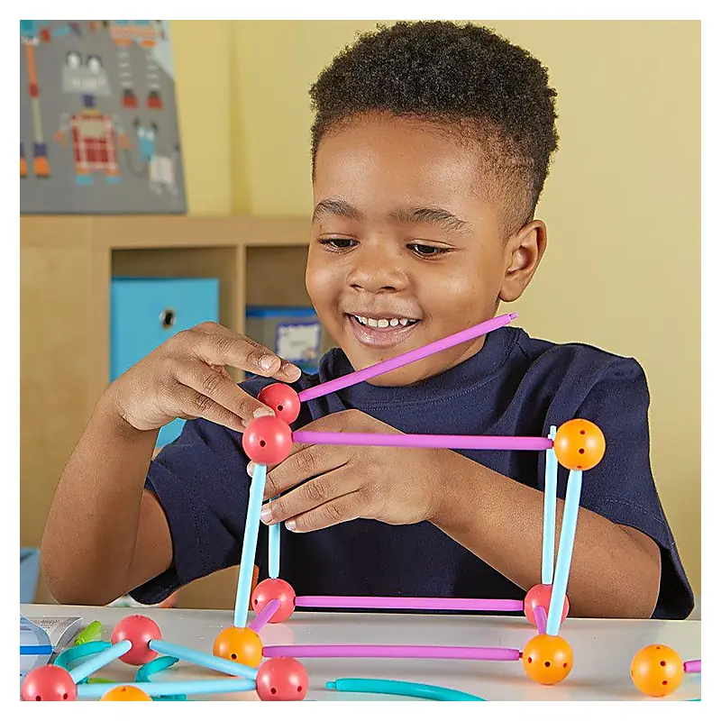 Set constructie - Forme 3D - Explorers Learning Resources 9 ani [8]