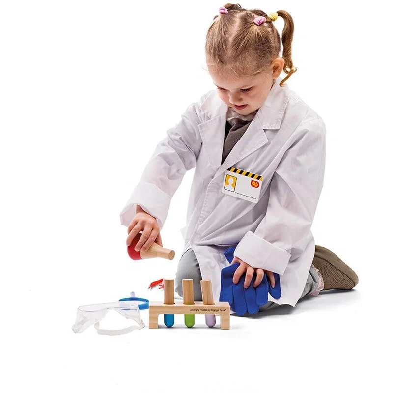 Set costum si accesorii de laborator (3 ani+) BIGJIGS Toys [2]