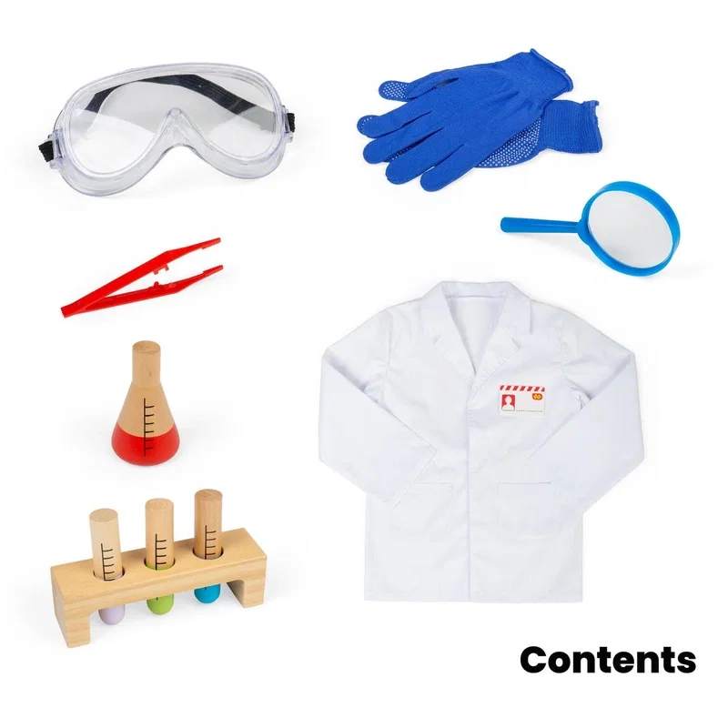 Set costum si accesorii de laborator (3 ani+) BIGJIGS Toys [4]
