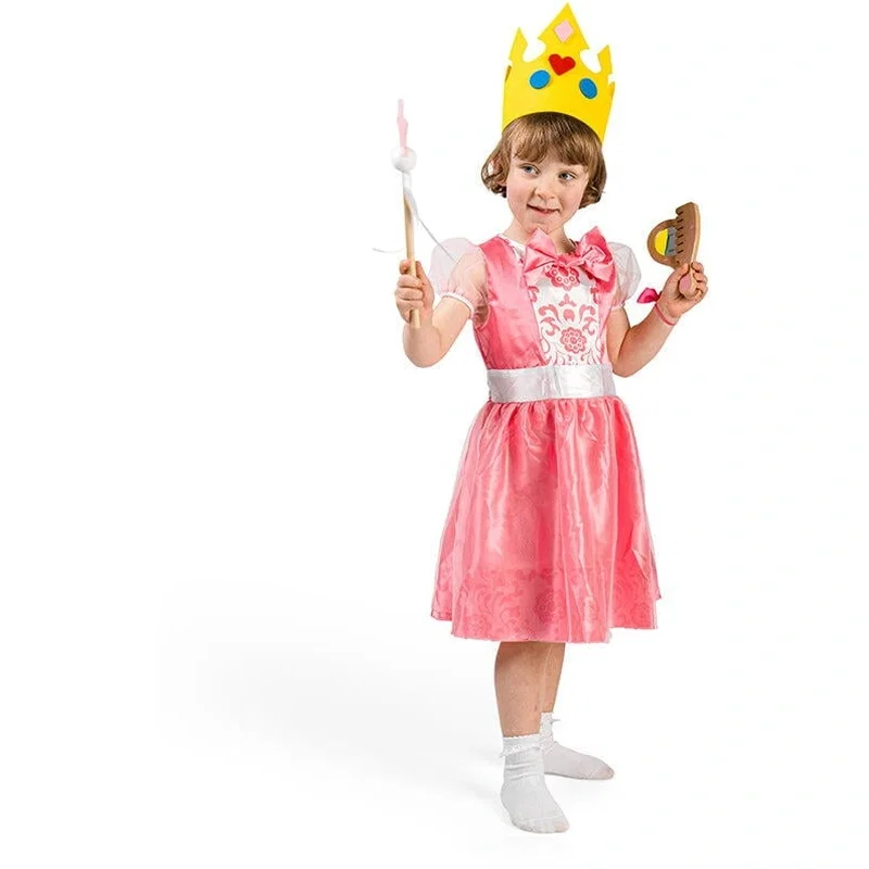 Costume carnaval copii - Set costum si accesorii de printesa (3-4 ani) BIGJIGS Toys