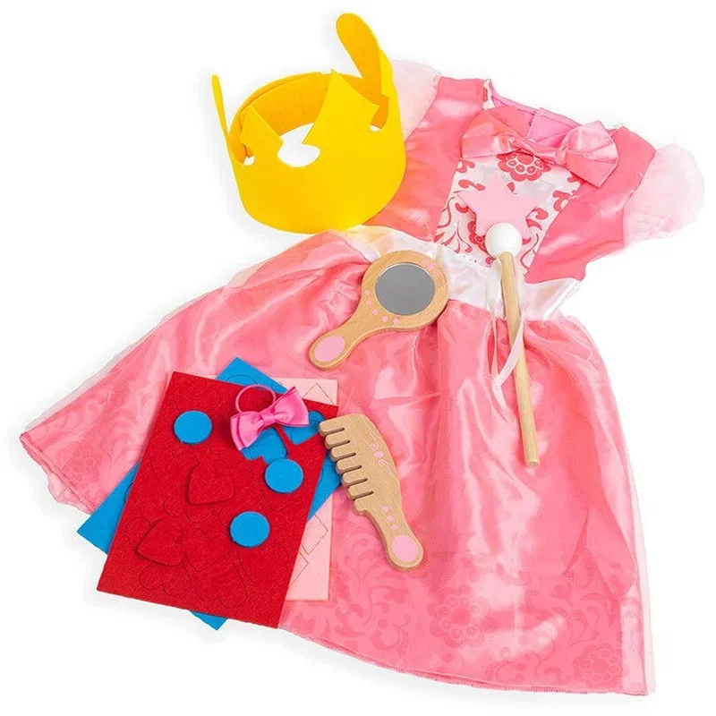 Set costum si accesorii de printesa (3-4 ani) BIGJIGS Toys [6]