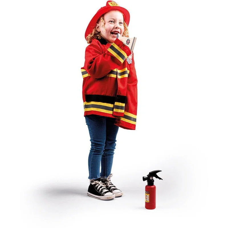 Set costum si accesorii pompier (3-5 ani) BIGJIGS Toys [5]