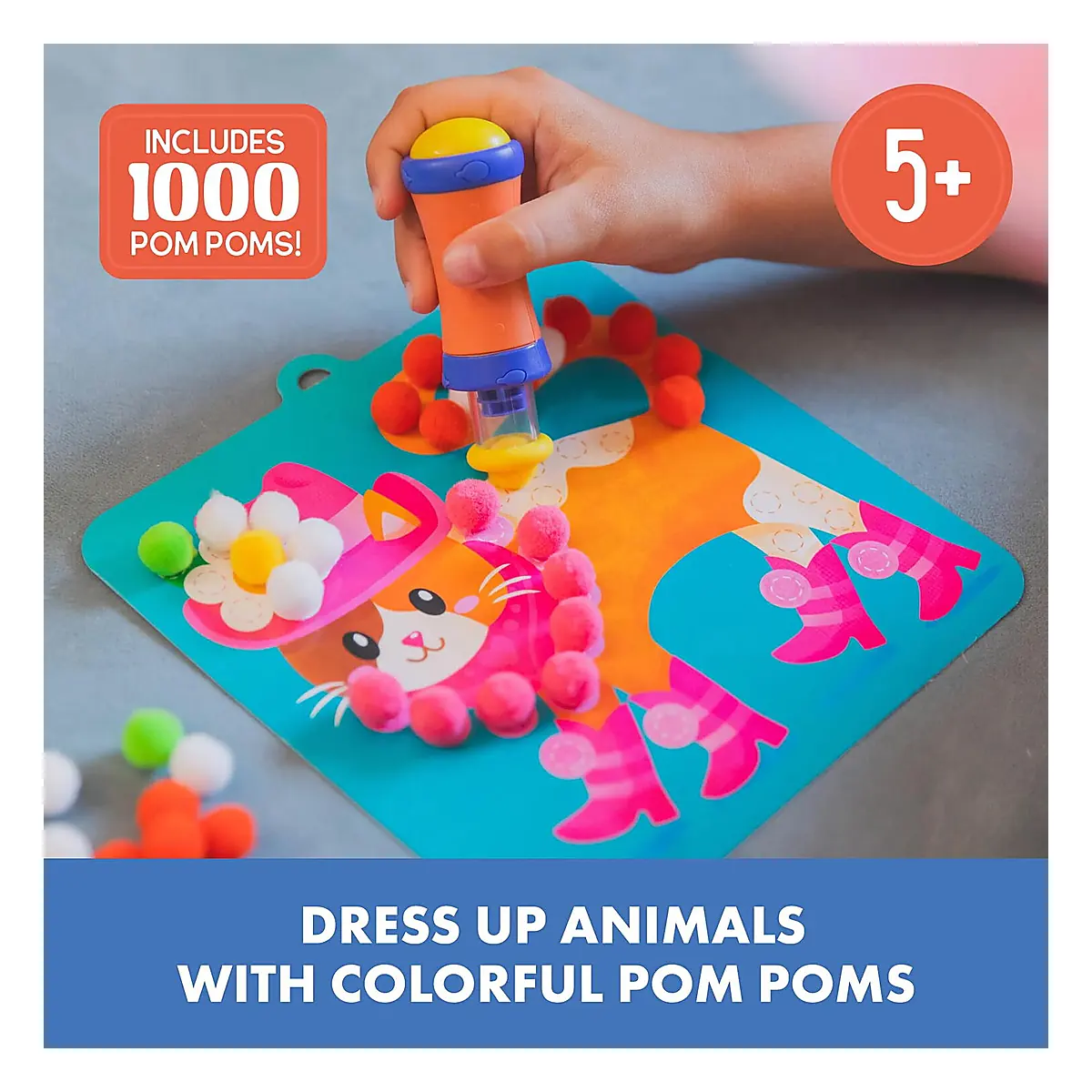 Set creativ cu pompoane - Imbraca animalutele Educational Insights 5 ani+ [3]