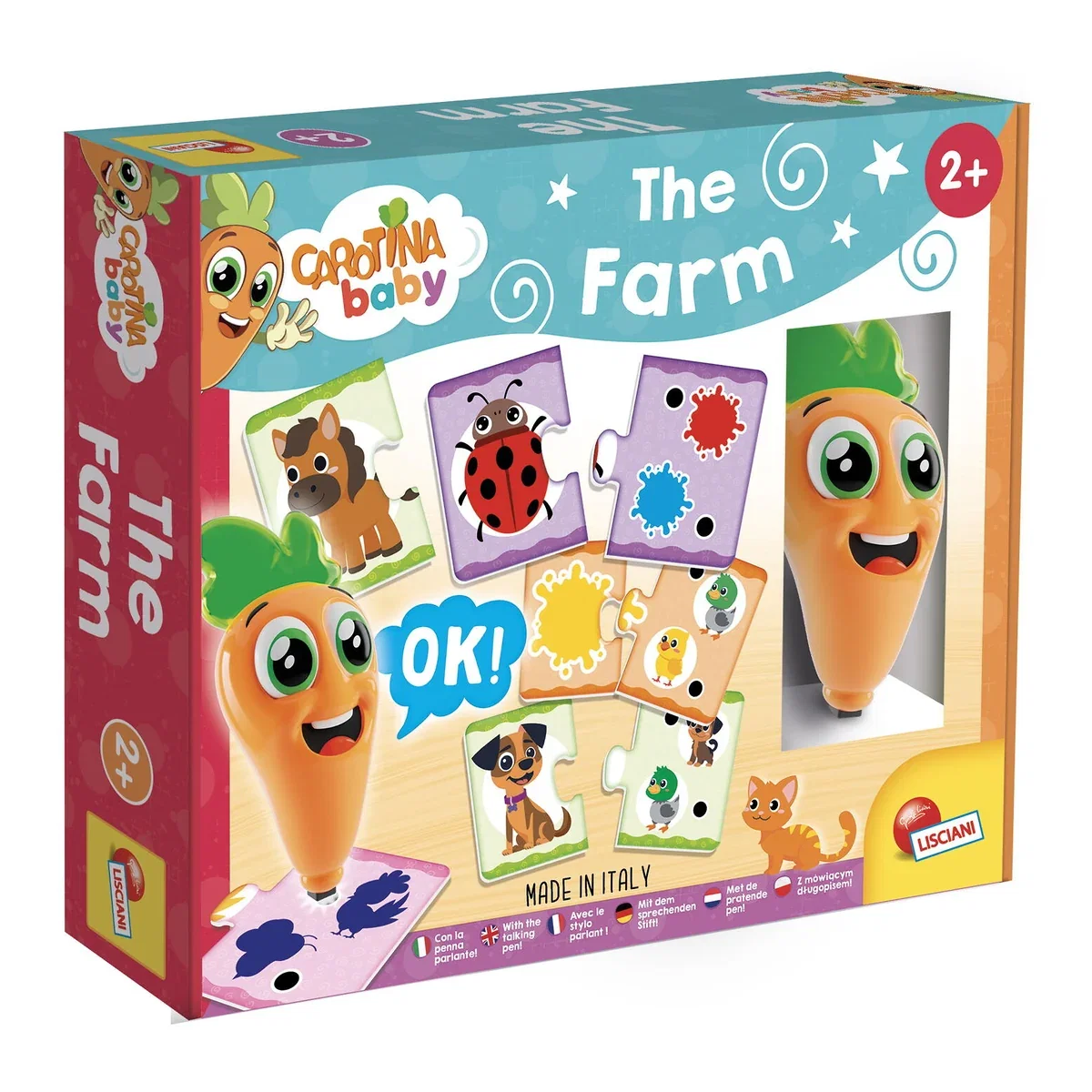 Jucarii interactive - Set cu pix interactiv - Ferma vesela LISCIANI 2 ani+