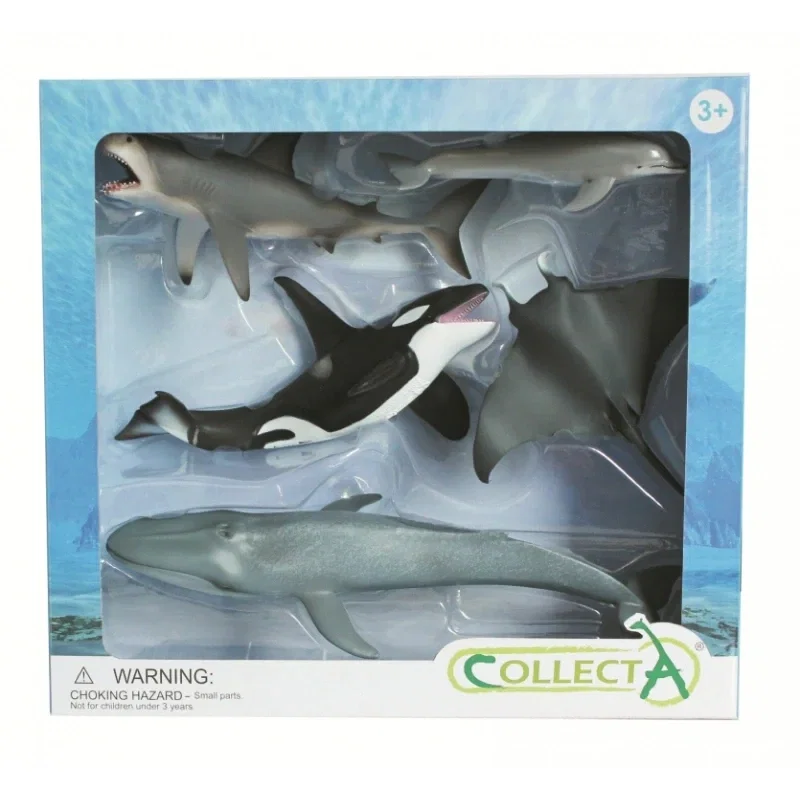 Ocean si gheata - Set De 5 Figurine Pictate Manual Viata Marina Collecta 3 ani +