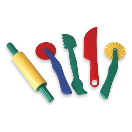Arta si creativitate - Set de accesorii pentru modelaj cu plastelina Miniland
