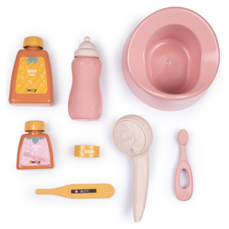 Set de baie pentru papusa Smoby Baby Nurse Bath cu 8 accesorii 3 ani [2]