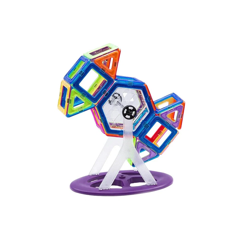 Set de constructie magnetic - 72 piese MAGPLAYER 10 ani [1]