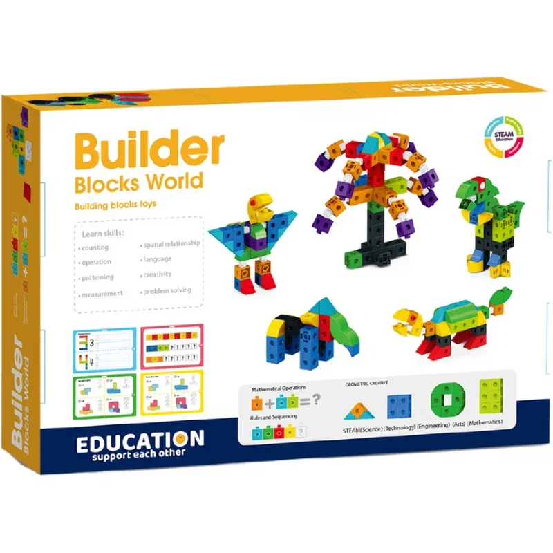 Set de constructie STEAM - Invatam si ne distram (240 piese) Bufnitel 3 ani [2]