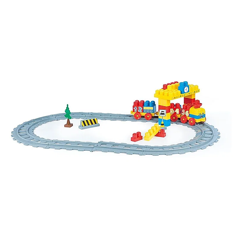 Set de constructii cu trenulet - 58 piese DOLU 18 luni+ [3]