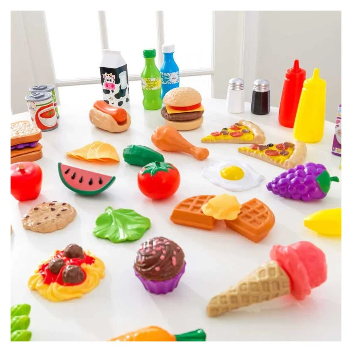 Set de joaca 65 piese Alimente Diverse KidKraft 3 ani + [3]