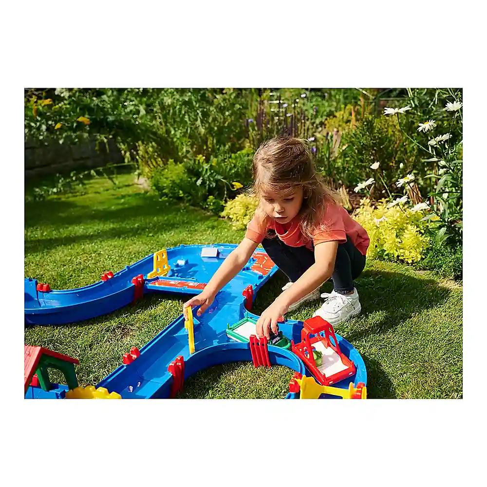 Set de joaca cu apa AquaPlay AquaPlay'nGo Waterway 3 ani + [15]