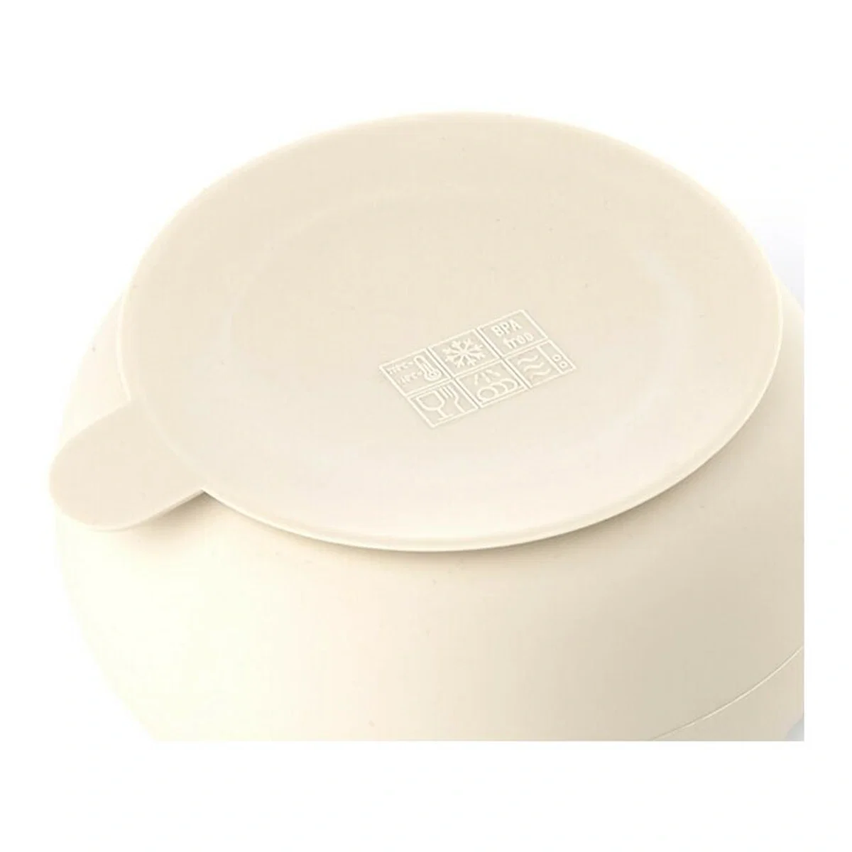 Set de masa, Jane, Din silicon, 2 piese, Cu bol si lingurita, BPA Free, Sand 4 luni [4]