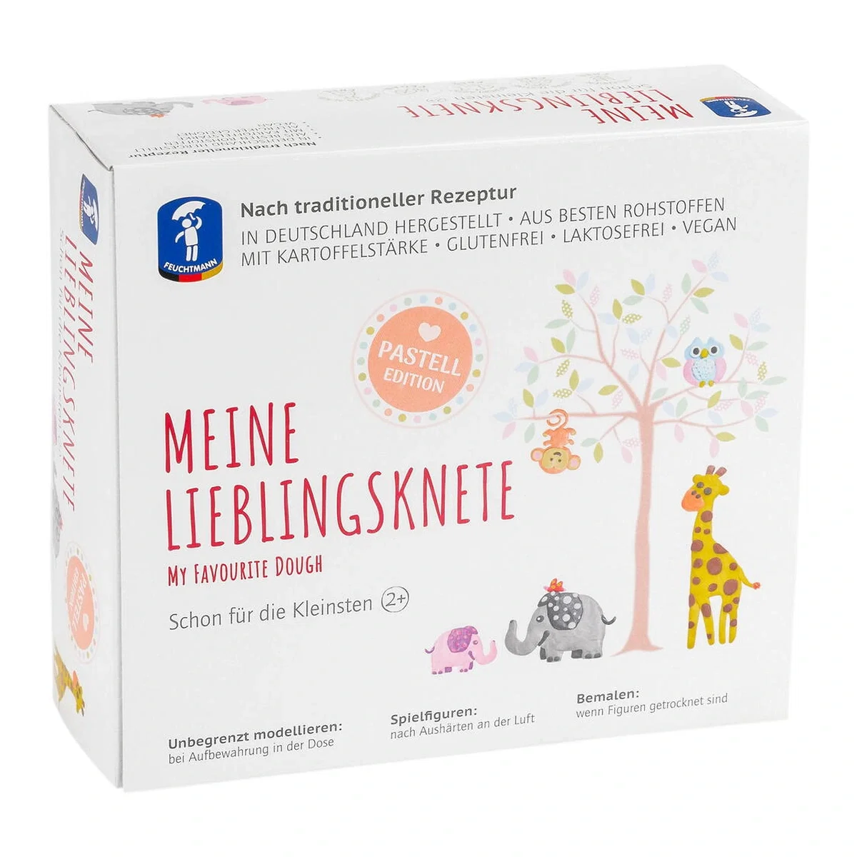 Arta si creativitate - Set de modelaj premium pastel FEUCHTMANN 2 ani+