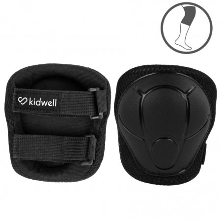 Set de protectie , cotiere si genunchiere, marimea M, Kidwell TRIX - Black [7]
