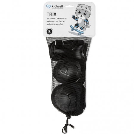 Set de protectie , cotiere si genunchiere, marimea S, Kidwell TRIX - Black [8]