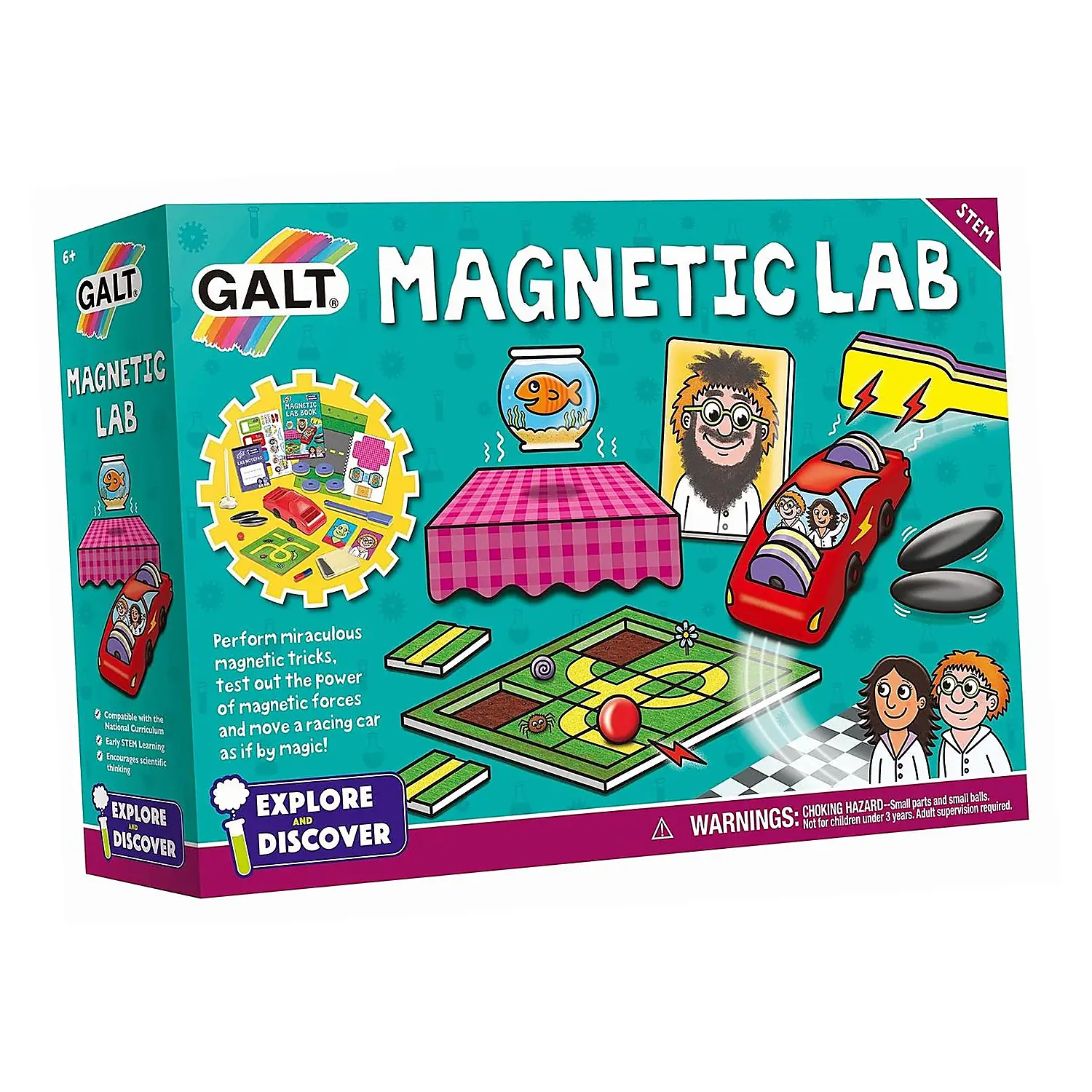Jucarii educative - Set experimente - Magnetic Lab Galt 11 an