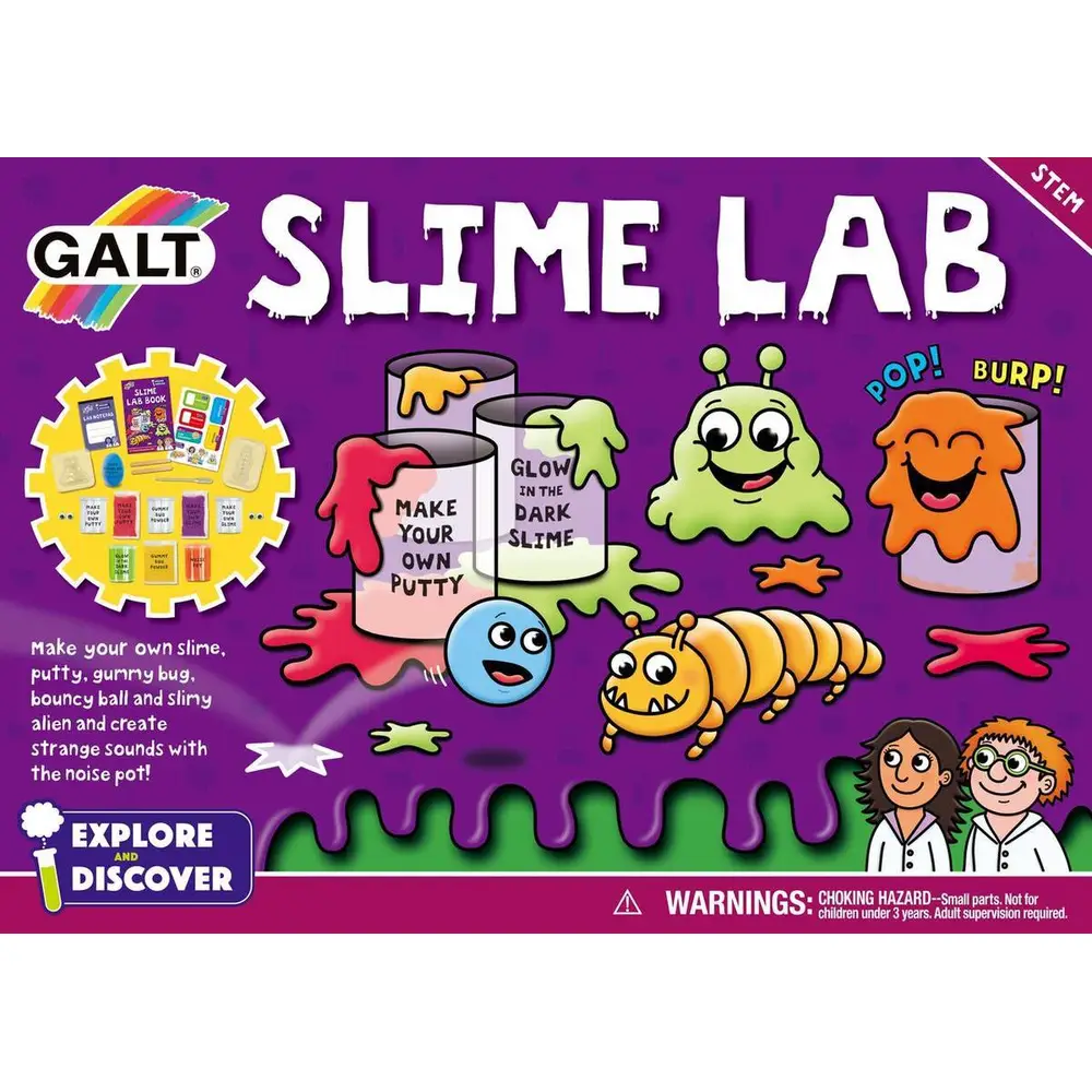 Jucarii - Set experimente - Slime lab Galt 5 ani+