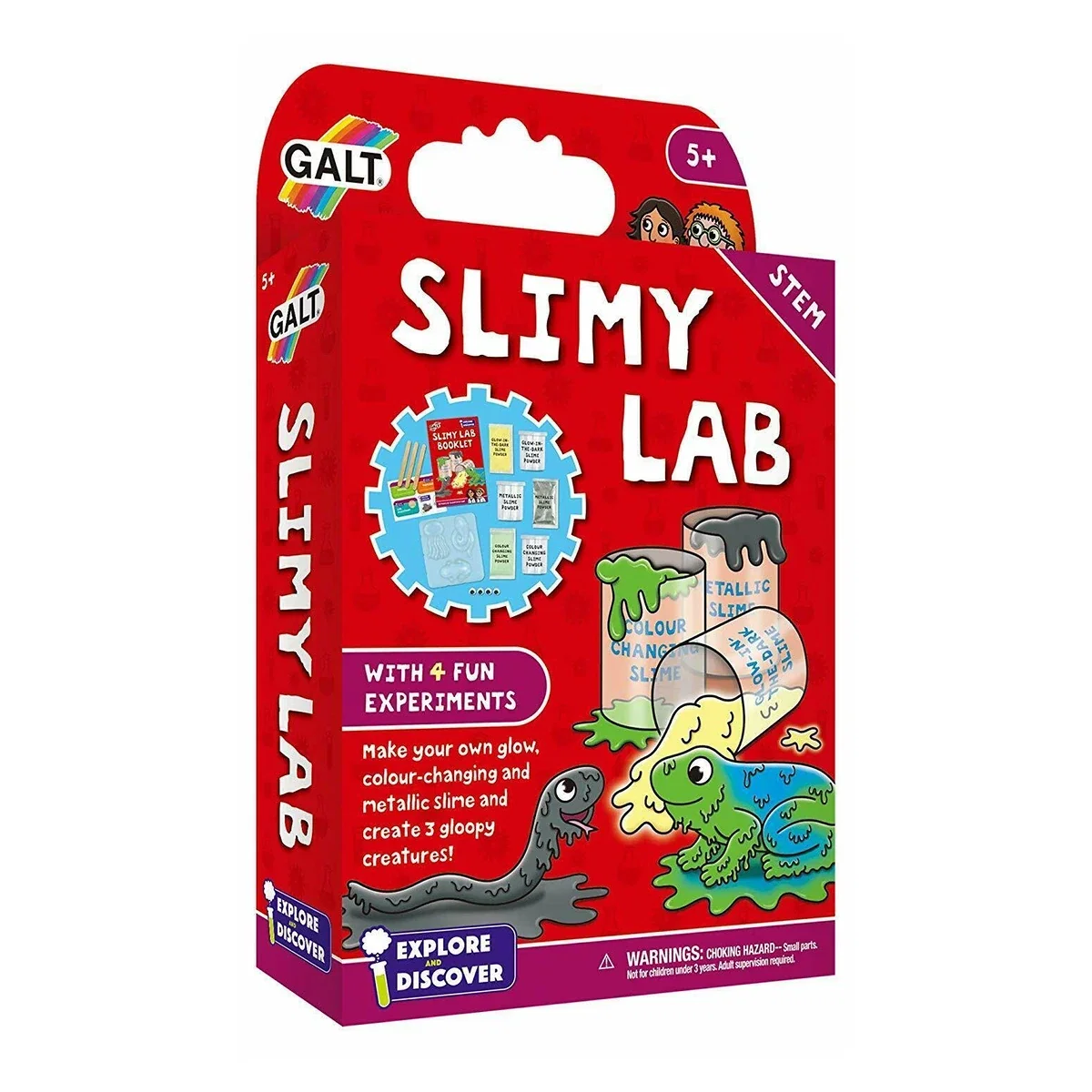 Arta si creativitate - Set experimente - Slimy Lab Galt 5 ani+