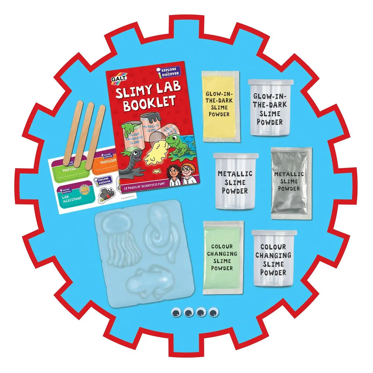 Set experimente - Slimy Lab Galt 5 ani+ [3]