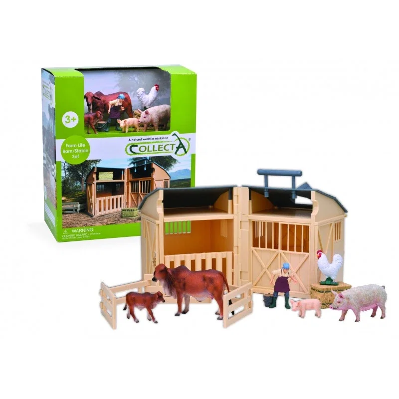 Set figurine - Set Grajd si sura pentru animale cu figurine incluse Collecta 3 ani +