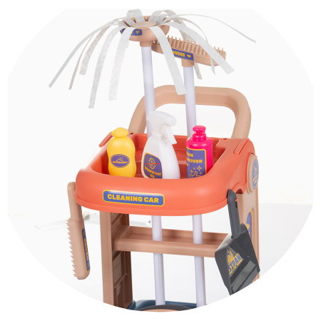 Set jucarie Chipolino Carucior pentru Curatenie cu 35 accesorii [4]
