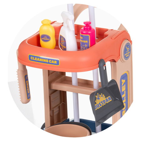 Set jucarie Chipolino Carucior pentru Curatenie cu 35 accesorii [3]