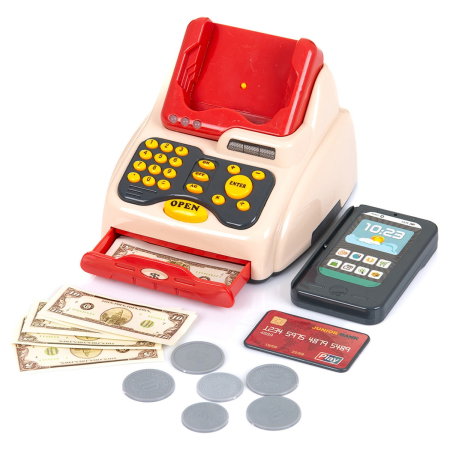 Set jucarie Chipolino Cash Register cu lumini, sunete si 24 accesorii 3 ani [2]
