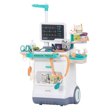 La doctor - Set jucarie Chipolino Doctor cu lumini, sunete si 26 accesorii 3 ani