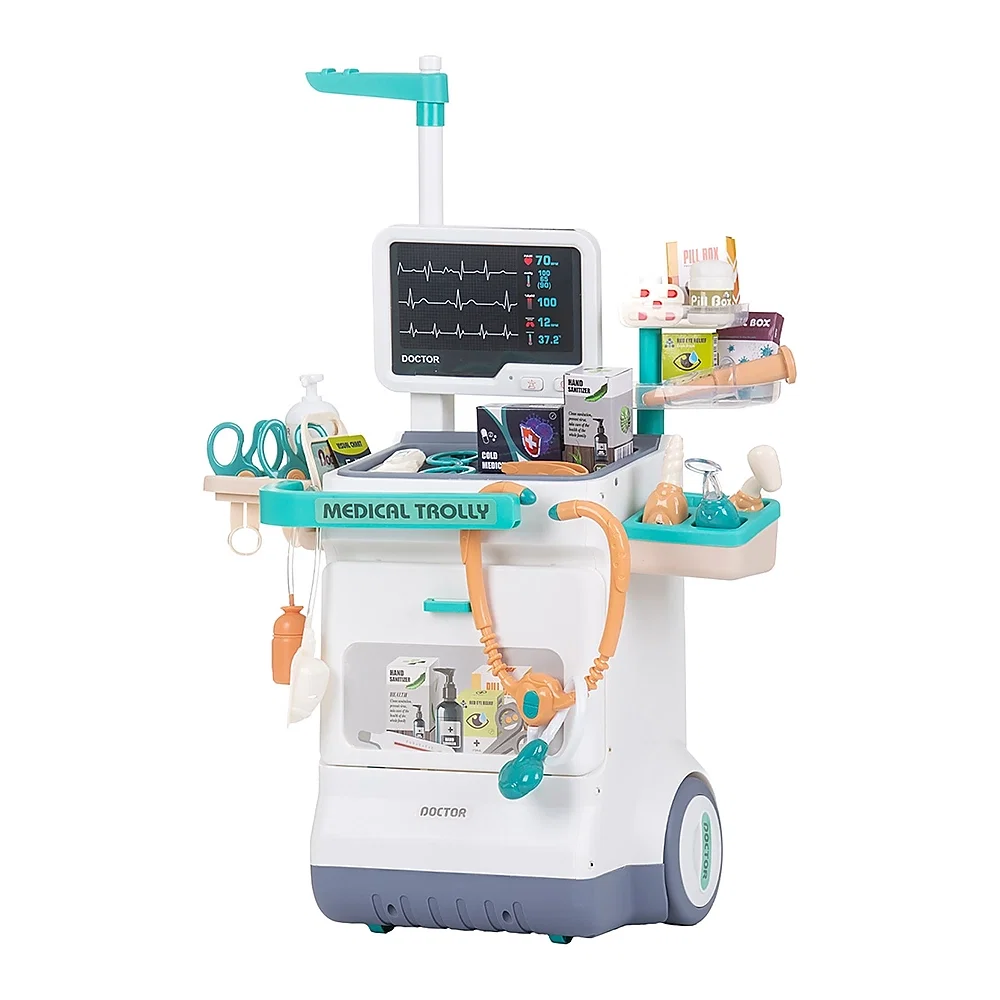 La doctor - Set jucarie Chipolino Doctor cu lumini, sunete si 26 accesorii 3 ani