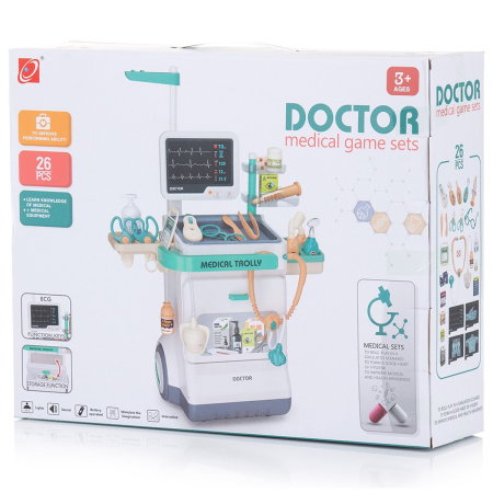 Set jucarie Chipolino Doctor cu lumini, sunete si 26 accesorii 3 ani [8]