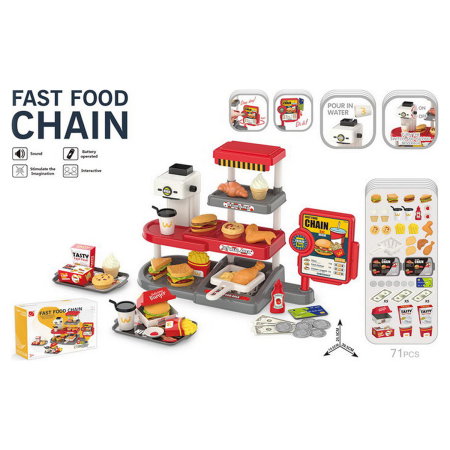 Set jucarie Chipolino Fast Food cu sunete si 71 accesorii [8]