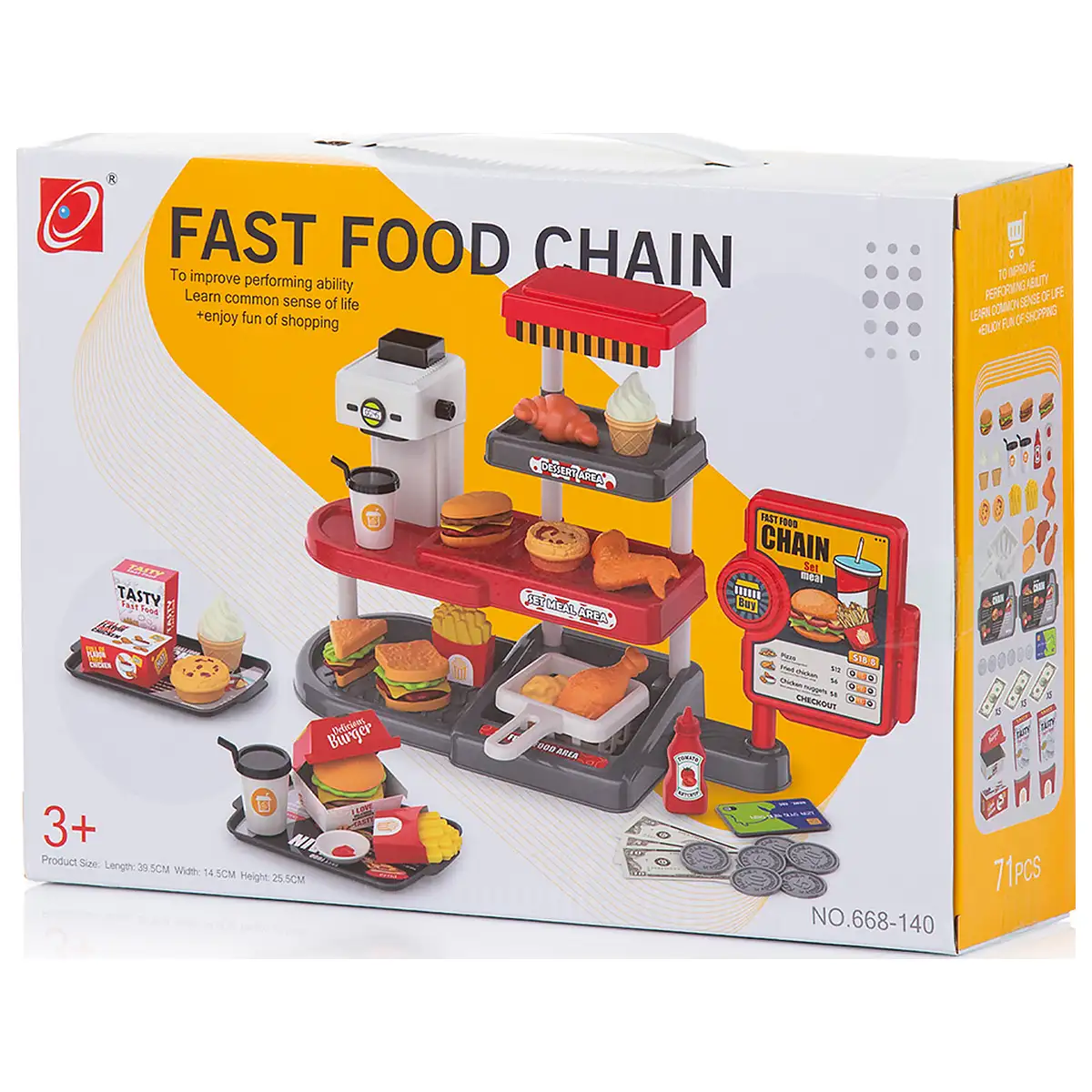 Set jucarie Chipolino Fast Food cu sunete si 71 accesorii [7]