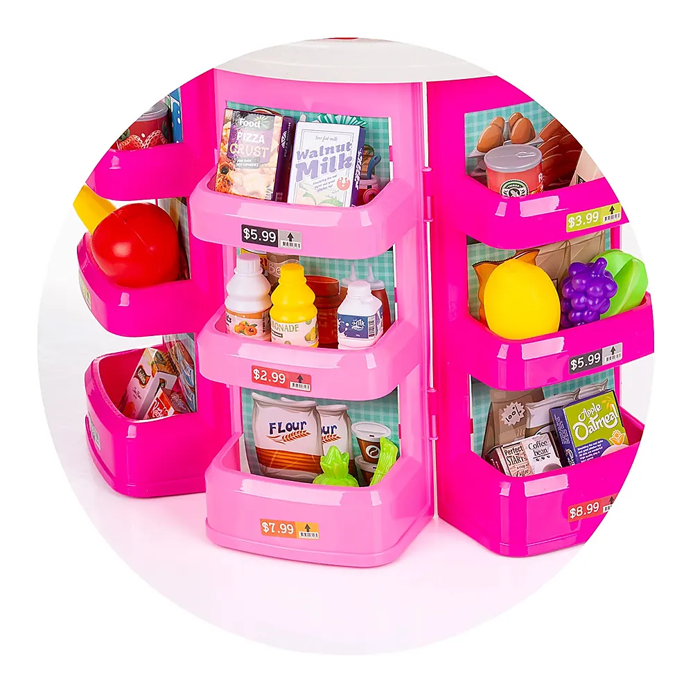 Set jucarie Chipolino Supermarket 78 cm cu lumini, sunete si 76 accesorii 3 ani [8]
