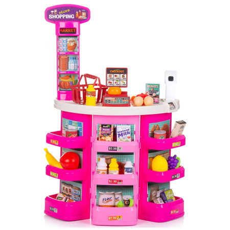 Set jucarie Chipolino Supermarket 78 cm cu lumini, sunete si 76 accesorii 3 ani [1]