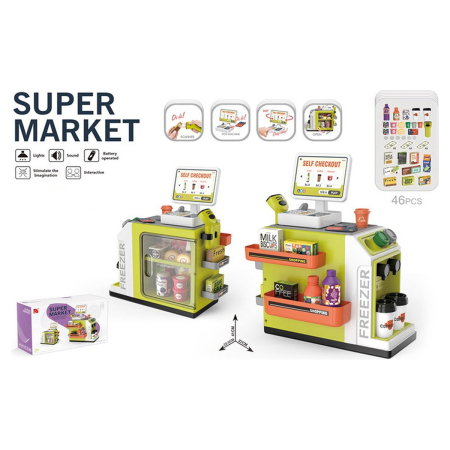Set jucarie Chipolino Supermarket cu lumini, sunete si 46 accesorii 3 ani [5]