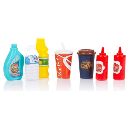 Set jucarie Supermarket 87 cm cu lumini, sunete si 81 accesorii, Chipolino 3 ani [6]