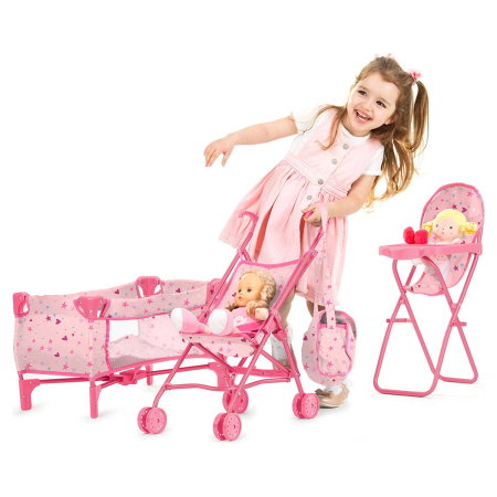 Set jucarii pentru papusi Chipolino Trixy 3 in 1, Stars 3 ani [7]