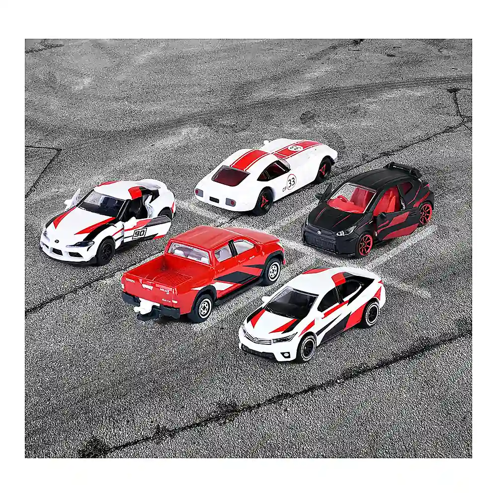 Set Majorette Toyota Racing cu 5 masinute 3 ani [4]