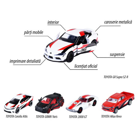 Set Majorette Toyota Racing cu 5 masinute 3 ani [3]