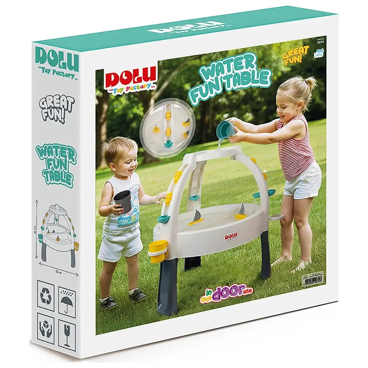 Set masuta activitati pentru apa si nisip - Pastel DOLU 2 ani+ [2]