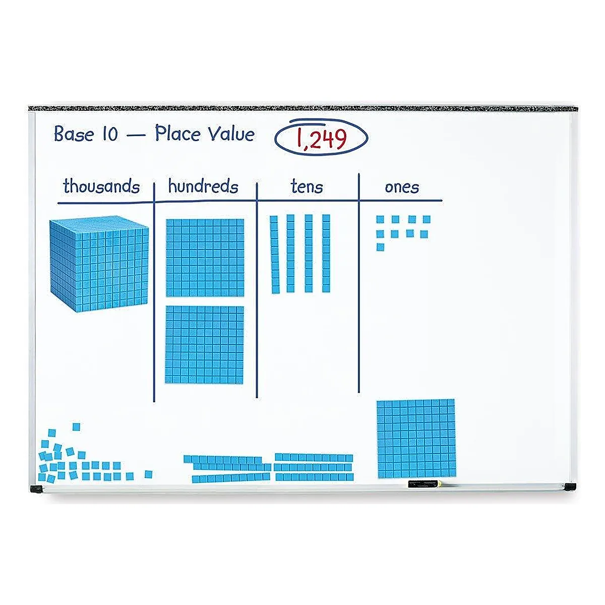 Set matematic magnetic - Modele in baza 10 Learning Resources 10 ani [2]