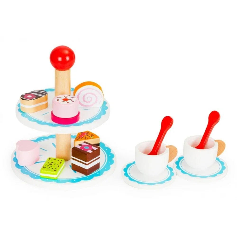 Set pentru a servi prajitura din lemn Ecotoys 3 ani [1]