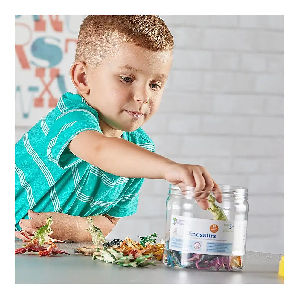 Set pentru sortat - Dinozauri jucausi (60 piese) Learning Resources 10 ani [5]